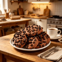 Biscuits personnalisés avec logo OEM, marque privée pour les propriétaires de marques, biscuits aux pépites de chocolat double
