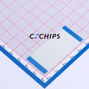 FC-0.5B-45P-50mm FFC Cable (Flexible Flat Cable) P=0.5mm Connector 45P 0.5mm 0.3mm Non-Inverting - Product Image 2