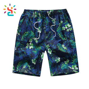 Shorts <span class=keywords><strong>de</strong></span> bain pour hommes personnalisés avec impression par sublimation, confortables, imperméables, style hawaïen, pour la natation et le fitness - Product Image 5