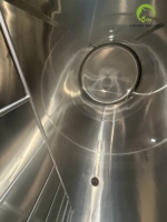 20 ton 20000L roestvrijstalen horizontale atmosferische vloeistofopslagtank voor voedsel, dranken, olie en chemicaliën