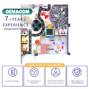 Aire de jeux intérieure de haute qualité pour enfants, équipement de jeux doux pour enfants, ensemble d'équipements de jeux doux intérieurs, aires de jeux interactives commerciales - Product Image 3
