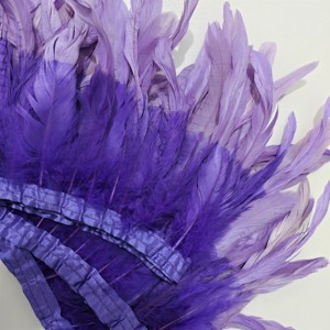 Lông Cắt Tỉa 15-20Cm Hai Tone Rooster Lông Trim Ren Gà Lông Trim <span class=keywords><strong>Fringe</strong></span> Cho Lễ Hội Trang Phục Samba Khiêu Vũ - Product Image 5