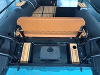 Bateau pneumatique à coque en aluminium Hypalon noir DV430 430 cm avec console