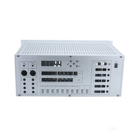 Boîtier de montage 4U personnalisable en alliage d'aluminium CPCI ATCA VPX avec guide de carte, ventilation et insertion de carte PCB, indice de protection IP54