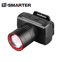 Lampe frontale LED étanche à haute luminosité, indice de protection IP65, faisceau réglable, rechargeable, longue durée de fonctionnement, lampe frontale de camping en plein air