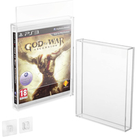Boîte de rangement pour jeux en acrylique, boîte de présentation transparente anti-poussière, compatible avec la collection de jeux PS5/PS4/PS3/Xbox, boîte en acrylique