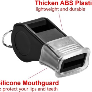 Plastik-Sportpfeife mit Umhängeband für Schiedsrichter Trainer Fußballspiele Anfeuern Party Werbung - Product Image 3