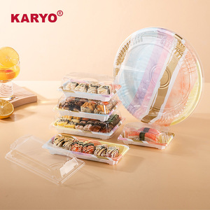 1111ขายส่งตุ่มทิ้งภาชนะบรรจุอาหารพลาสติกถาดซูชิพร้อมฝาปิดซาซิมิปลาแซลมอนกล่องบรรจุพลาสติกถาดซูชิ - Product Image 6