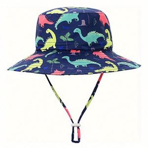 Chapeau Bob Enfant Personnalisé avec Logo, Protection Solaire, Séchage Rapide, Imprimé, Chapeau de Pêcheur d'Été à Large Bord pour la Plage, Vente en Gros - Product Image 2