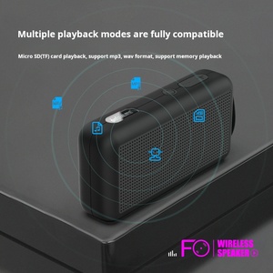 Mới Ngoài Trời Không Thấm Nước Di Động Không Dây Màu Xanh Răng 5.0 Loa Loa Siêu Trầm Bass TF USB FM Hỗ Trợ Mini Loa Di Động - Product Image 6