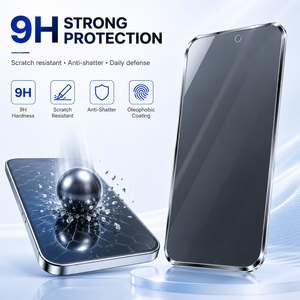 Protector de Pantalla de Privacidad Anti-Espía de 600CC para iPhone, Cristal Templado con Bordes Curvos - Product Image 4