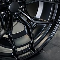 Jantes de course forgées sur mesure légères, 1 pièce, en alliage d'aluminium brossé, 17-21 pouces, 5x112-130 PCD, neuves, certifiées JWL