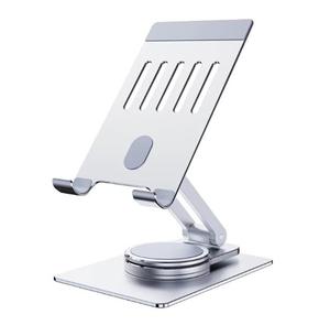 Supporto per Telefono da Scrivania in Lega di Zinco con Base Rotante a 360 Gradi, Portatile, Pieghevole, Metallico, per Telefono, iPad e <span class=keywords><strong>Tablet</strong></span> - Product Image 1