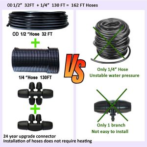 Kit d'irrigation <span class=keywords><strong>goutte</strong></span> à <span class=keywords><strong>goutte</strong></span> pour serre, système d'<span class=keywords><strong>arrosage</strong></span> <span class=keywords><strong>automatique</strong></span>, système de brumisation pour patio, système d'<span class=keywords><strong>arrosage</strong></span> des plantes, <span class=keywords><strong>tuyau</strong></span> d'irrigation - Product Image 4