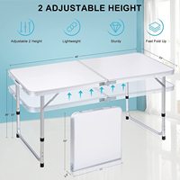 Table pliante et chaise de Camping, valise Portable, pique-nique, pliable, avec chaises, trou de parapluie, pour 4 personnes
