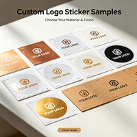 Rollo de Etiquetas Térmicas, Etiqueta de Embalaje, Adhesivo de Vinilo Personalizado con Logotipo Impreso, Etiqueta Adhesiva Promocional con Logotipo