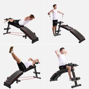 BM Fitness Crunch équipement d'exercice pliant en métal panneau dorsal dispositif d'assistance musculaire abdominale banc d'entraînement et support - Product Image 2