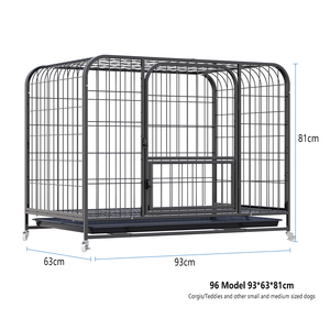Approvisionnement d'usine <span class=keywords><strong>Cage</strong></span> pour chien en acier personnalisée <span class=keywords><strong>Cage</strong></span> pour chien pliante en acier inoxydable pour animaux de compagnie de taille différente - Product Image 5