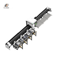 Máquina de Corte Láser de Fibra CNC de 6 Metros y 12KW con Certificación CE para Tuberías de 550mm con Biselado y Software de Anidamiento de Tubos
