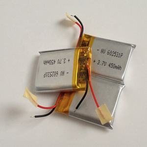 איכות גבוהה 3.7v 450mah 602040 602530 <span class=keywords><strong>li</strong></span> יון פולימר גיבוי סוללה עבור gps tracker - Product Image 3