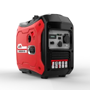 Bison Generator Inverter 3 Frasa, Alat Listrik Portabel 4Kw 4Kva 4000W Bahan Bakar Ganda