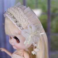 Robe blanche pour poupée BJD Blyth ICY DBS 1/6, accessoires de tenue de poupée DIY pour poupée de mode Azone OB24 à l'échelle 1/6