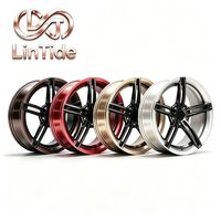 Rines de Aluminio Bicolor para Autos de Pasajeros, Ruedas Mejoradas con Protección Anti-Oxidación, Venta al Por Mayor, Procesamiento Personalizado Disponible