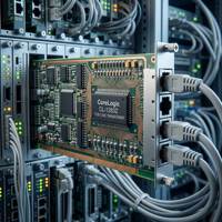 Transformateur d'impulsions CL1283Z pour T1/E1 CEPT ISDN, transmission 1:2CT, réception 1:1CT, boîtier SMD 28 mm