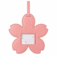 Label Bagasi Kulit PU Motif Bunga, Tag Nama Koper, Pasokan Grosir