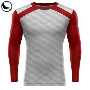 T-shirt de compression à sublimation blanc froid pour hommes - Product Image 1