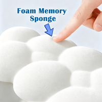 Repose-poignets ergonomique en forme de nuage 2 en 1, mousse à mémoire de forme haute densité pour clavier, souris, usage domestique, bureau, jeux