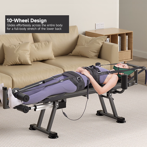 Máquina Multifuncional de Pilates <span class=keywords><strong>para</strong></span> Moldear y Estirar, Banco <span class=keywords><strong>El</strong></span>éctrico Ajustable <span class=keywords><strong>para</strong></span> Estirar la Columna Vertebral, Entrenador Cervical y Lumbar - Product Image 6