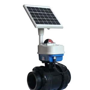 Vanne solaire pour l'<span class=keywords><strong>eau</strong></span> - Contrôleur d'irrigation programmable 4G LORA WIFI pour l'agriculture, vanne à boisseau sphérique à énergie solaire - Product Image 6
