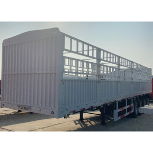 Semirremolque económico con estacas y diseño de descarga fácil para el transporte de productos agrícolas en <span class=keywords><strong>Costa</strong></span> de Marfil - Product Image 4