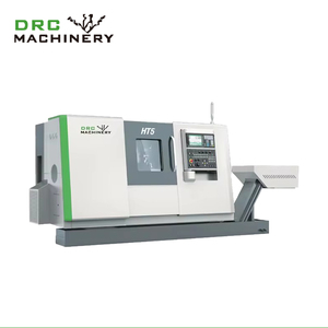 Tour polyvalent à lit incliné HT5L de fabrication chinoise, commande Fanuc, 220V, robuste, 12 postes d'outillage - Product Image 1