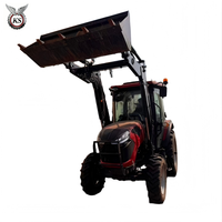 Traktor Pertanian Bersertifikasi EPA (65HP / 75HP) Lengkap dengan Loader, Backhoe, Sprayer, dan Aksesoris Pemotong Rumput