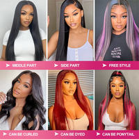 Perruques de cheveux humains naturels sans colle, perruque frontale en dentelle HD transparente, cheveux péruviens bruts, pour femmes noires – Fournisseur de confiance
