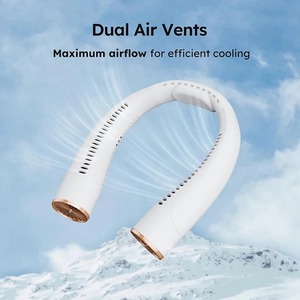 Ventilador de Cuello Portátil Mini, Ventiladores de Cuello Refrigerados por Aire para el Hogar y el Verano, Ventiladores Silenciosos para Usar en el Cuello, para Deportes, Correr, Viajar - Product Image 4