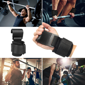 Sangles de Soutien pour Poignets et Mains avec Crochets en Acier Métalliques Personnalisables pour Musculation, Améliore la Prise de Force, Protection pour Traction et Haltérophilie, Sécurité Fitness - Product Image 5