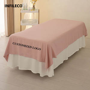 Salón <span class=keywords><strong>de</strong></span> belleza Sábanas específicas Ampliado en tamaño Toalla <span class=keywords><strong>de</strong></span> baño <span class=keywords><strong>de</strong></span> belleza Envoltura Juego <span class=keywords><strong>de</strong></span> toallas <span class=keywords><strong>de</strong></span> <span class=keywords><strong>cama</strong></span> Funda <span class=keywords><strong>de</strong></span> colchón Logotipo <span class=keywords><strong>de</strong></span> estampado en caliente - Product Image 4