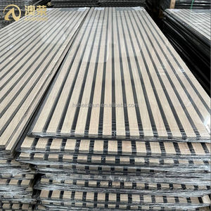 لوحة حائط مرنة سهلة التركيب أثاث مكتبي 3 جوانب قشرة MDF شريحة جدار ملصق ألواح صوتية ذاتية اللصق - Product Image 3