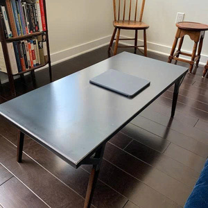Table basse en acier faite à la main, style Mid-Century Modern, finition personnalisable, durable, mobilier de salon, vente en gros - Product Image 5