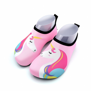 Belle scarpe da spiaggia Aqua in Neoprene per bambini per il nuoto surf con la sabbia e le immersioni-accessori per nuotare e fare immersioni - Product Image 5
