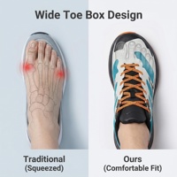 Chaussures de marche pour seniors à semelle souple MD, doublure polaire épaisse, tige en maille, tendance thermique, bout large, fermeture auto-agrippante, OEM ODM disponibles