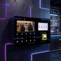 24h Self-service 5 Bottles 5 Spray Nozzle Perfume Dispenser Vending Machine Touch Screen Multiple Payment SDK Wi-Fi