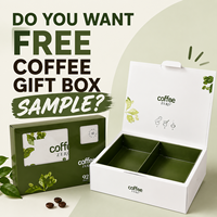 Caja de Cartón Biodegradable Personalizada para Té y Café, Embalaje Plegable de Grado Alimenticio, Impresión Dorada, Hermética y Resistente a la Humedad