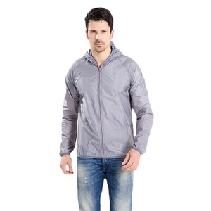 <b>Men</b> Lightweight Breathable Quick Dry Anti Uv Windproof <b>Cycling</b> <b>Jacket</b> Summer Outdoor Sport Coat Gray - Product Image 5