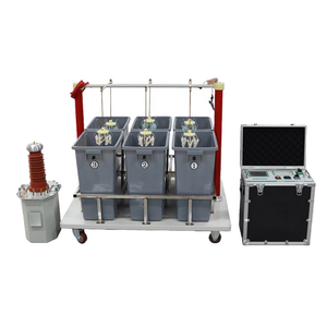 เครื่องทดสอบความทนทานต่อแรงดันไฟฟ้าสูง 50kV 5kVA สำหรับทดสอบกระแสไฟรั่วของรองเท้าบูทแบบมีฉนวน - Product Image 1