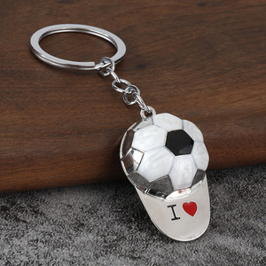 Llavero de Metal Conmemorativo del Partido de Fútbol México-EE. UU.-Canadá 2026, Recuerdo para Aficionados al Fútbol - Product Image 4