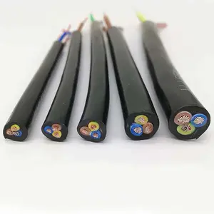 Diskon besar Multicore Royal -Cord terisolasi 2 3 4 5 kabel kawat inti 0.75MM hingga 10MM kabel PVC tembaga padat fleksibel